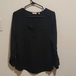 Small Black Reitmans Blouse
